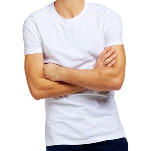 Beeren Heren T-Shirt Extra lang - Wit - maat XL