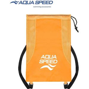 Aqua Speed Mesh Rugzak - Gear Bag Opvouwbare Tas ideaal voor Watersporten 51x36cm - Oranje