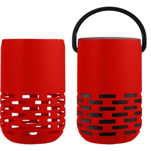 kwmobile siliconen hoesje voor mini-speaker - geschikt voor Bose Portable Home Speaker - Flexibel materiaal - Speakercase in rood