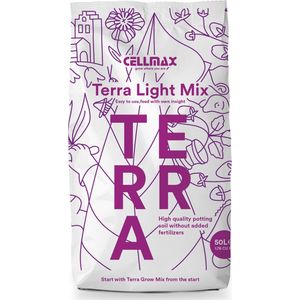 Cellmax Terra Light Mix 50L Potgrond Universeel Light-Bemest + perliet