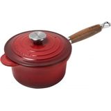 Le Creuset Steelpan - met deksel - Tradition - Kersenrood - ø 18 cm / 1.8 liter