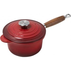 Le Creuset Steelpan - met deksel - Tradition - Kersenrood - ø 18 cm / 1.8 liter