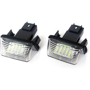 XEOD LED Kentekenverlichting - Kenteken verlichting - Geschikt voor Peugeot & Citroën - Canbus - 2 stuks 6000K