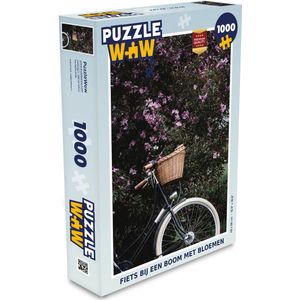 Puzzel Fiets - Boom - Bloemen - Legpuzzel - Puzzel 1000 stukjes volwassenen