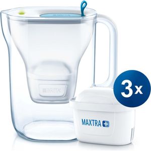 BRITA - Waterfilterkan Style Cool - 2,4L - Blauw - incl. 3 MAXTRA+ Waterfilterpatronen - Voordeelverpakking