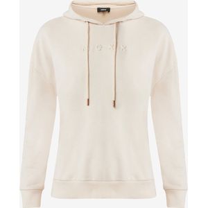 Mexx Dropped Shoulder Hoodie With Embossing - Dames - Cream - Maat S