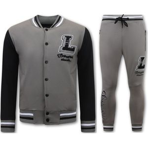 Huispak Heren Volwassenen - Tracksuit Heren - 2822 - Grijs