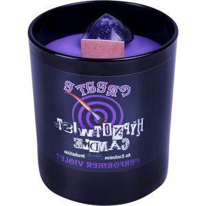 Create Candle - Hypnotische Crystal Spell Candle met Crystal Spinning Top - Geurende Vegan Soja Wax Kaars - Een natuurlijk Wicked® Productie