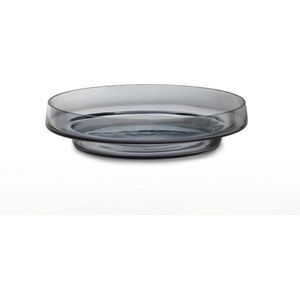 Moderne design schaal van luxueus gegalvaniseer glas, lichtblauw-zilver, serie: ENVIE 08SI