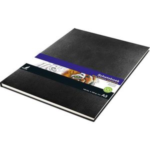 Kangaro schetsboek A3 - hardcover slang imprint - 140 blanco pagina's - 120 grams creme papier - K-5322