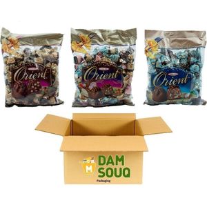 Damsouq® Mixpakket Tayas Orient Chocolade Bonbons Mix en Kokos en Hazelnoot (3x 800Gr)