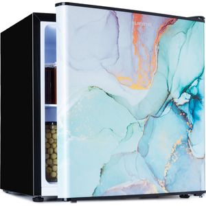 Klarstein Coolart 45L Koelvriescombinatie - Mini Koelkast - Inhoud: 45 Liter - EEK E - Vriesvak: 1,5 Liter - 2 Opbergvakken - Deurvakken - Geluidsarm: 37 dB - 5 Temperatuurinstellingen