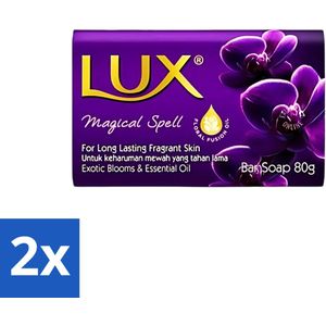 Lux - Zeep - Magical Spell - Hydraterend - Luxe Geurbeleving - 80 g - Voordeelverpakking - 2 stuks