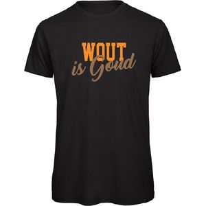 EK t-shirt zwart S - Wout is goud - soBAD. | EK 2024 | Unisex | T-shirt dames | T-shirt heren | Voetbal