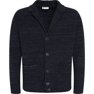 Gabbiano Vest Gemeleerd Vest 613784 301 Navy Mannen Maat - S