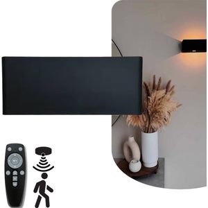 Latium Oplaadbare Wandlamp voor Binnen met Afstandsbediening inclusief Timer Functie - Bewegingssensor en Dag- en Nachtsensor - Dimbaar van 2700K tot 6000K