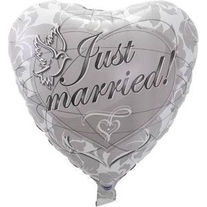 Folat - Folieballon Just Married 43cm