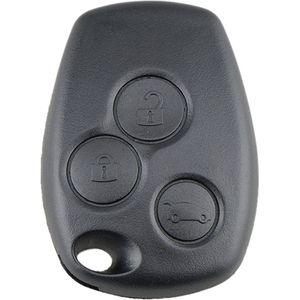 TLVX Sterke Autosleutel Behuizing Geschikt voor Renault Clio 3 / Modus / Kangoo / Twingo / Traffic / Master / Vivaro / Voor Sleutelbaard VA2 / Ter vervanging van Originele Sleutel behuizing / afstandsbediening Auto / 3 knops / 3 knoppen / 1 stuks