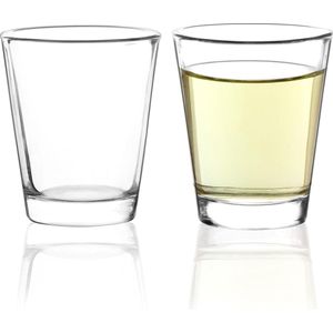 8-pack shotglasset, glazen shot, helder shotglas, glazen shot (50ML)