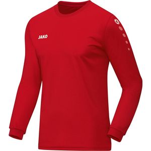 Jako Team Longsleeve T-shirt Heren  Sportshirt - Maat XL  - Mannen - rood