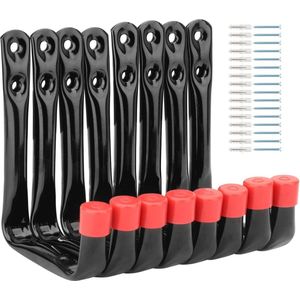 Zware Garage Opslag Haken - 8 Stuks Tuingereedschap Organizer voor Muurbevestiging