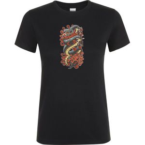 Klere-Zooi - Japanese Viper Tattoo - Dames T-Shirt - S