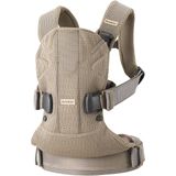 BabyBjörn Draagzak One Air - 3D Mesh - Grijs-beige - Buikdrager - Rugdrager – Ergonomisch – Ademend