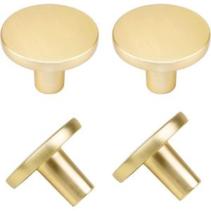 4 stuks - Handgreep - Meubelhandvat - knop handvat - Handgrepen Kast - Handvat - goud - 33*33*20mm - koper