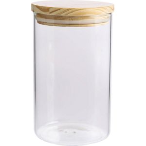 Blokker voorraadpot - glas - 1 liter