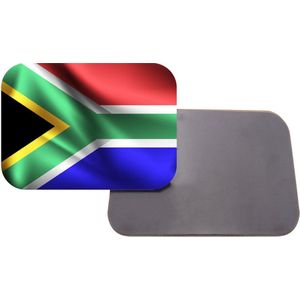 Magneet Met Opdruk | 5x7 cm | Geschenk | Koelkastmagneet | Vlag Zuid Afrika