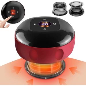 Elektrische Cupping Set - 6 Verschillende Temperatuurniveaus - Professioneel Cupping Gereedschap - Pijnverlichting en Spierontspanning - Draagbaar en Handig te Gebruiken