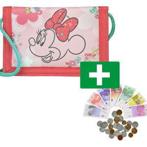 Portemonnee Minnie Mouse - Inclusief Speelgeld Munten En Biljetten