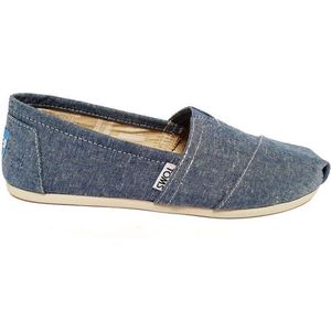 Toms Classic Canvas Espadrille Dames 10009752 Blue Slub Chambray Maat 37