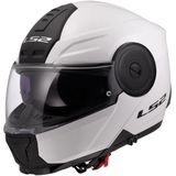LS2 FF902 Scope II systeemhelm solid glans wit XL