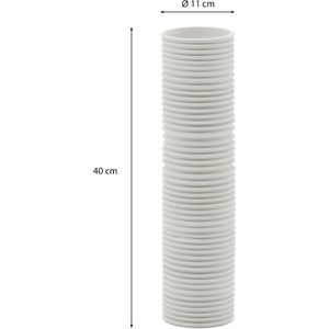 Kave Home - Vaas Sibone van witte keramiek 11 cm