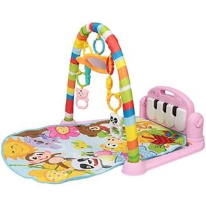 Velox Speelkleed baby met boog- Speelmat met boog - Activiteitenboog - Activiteitenboog voor baby's - 75 x 63 x 50 cm - Roze