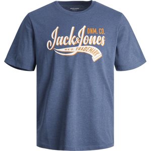 JACK&JONES JUNIOR JJELOGO TEE SS NECK 2 COL 23/24 NOOS JNR Jongens Overhemd - Maat 128