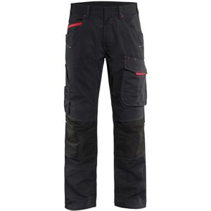 Blaklader BlÕklõder Service Werkbroek stretch zwart/rood - maat C56