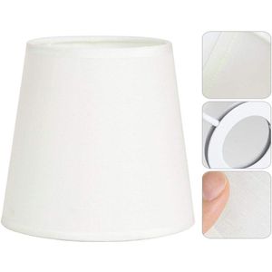 Lampenkap, kroonluchter van stof, kleur E14, voor wandlamp, nachtkastje, mini-lampenkap, tafellamp, beige