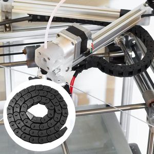 Nylon Cable Drag Chain - 100cm 25 x 57mm Open Both Side Wire Carrier Drag Chain for Engraving Machine Accessory