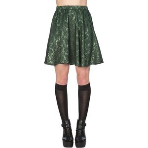 Banned - FUTURE FLAPPER Rok - 2XL - Groen