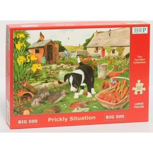 Legpuzzel - XL 500 Grote Stukken - Prickly Situation - House Of Puzzels