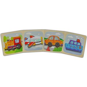 3D Puzzel voertuigen - Set van 4 stuks – Kinderpuzzel
