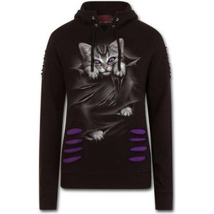 Spiral Hoodie/trui -M- BRIGHT EYES Zwart