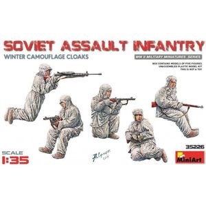 Miniart - Soviet Assault Infantry Winter Camo Cloaks (Min35226) - modelbouwsets, hobbybouwspeelgoed voor kinderen, modelverf en accessoires