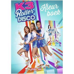 K3 kleurboek - Roller Disco