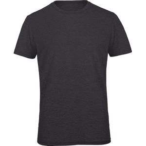 T-shirt met ronde hals 'Triblend men' B&C Collectie Heather Donkergrijs - L