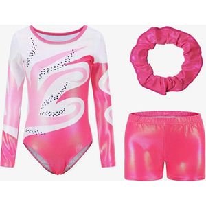 Turnsetje Loïs LM - roze - maat 158/164