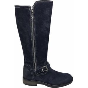 Kickers sierrits lange suede lederen laarzen Wisal navy mt 38