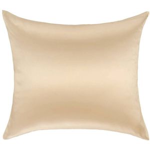 100% Zijden kussensloop Donker Champagne hotelsluiting - 19 Momme - 45x65cm (voor ergonomische kussens 40x60cm) - Kussensloop 45x65cm (voor ergonomische kussens 40x60cm)